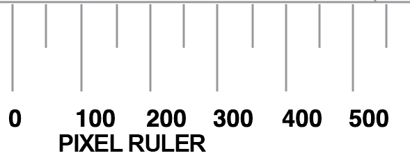 pixel ruler